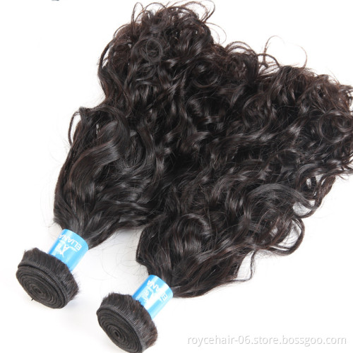 Factory Price Brazilian Cuticle Aligned Virgin Remy Human Raw Indian Temple Hair Water Wave Curly Weave Bundles Hairstyles